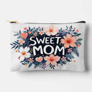 Bolsa de Maquillaje Floral Dulce Mamá Personalizad