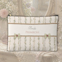 Bolsa de maquillaje floral regalo para novia en bo