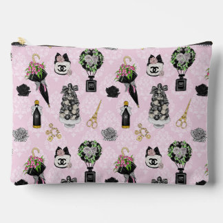 Bolsa de Maquillaje Ilustración de Vanidad Vintage