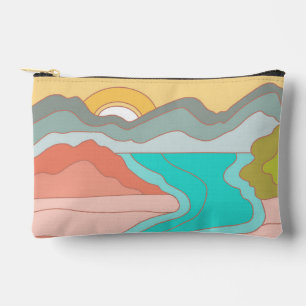 Bolsa de maquillaje/lápiz del río de montaña