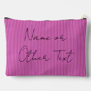 Bolsa de maquillaje Líneas rosadas HAMbyWG