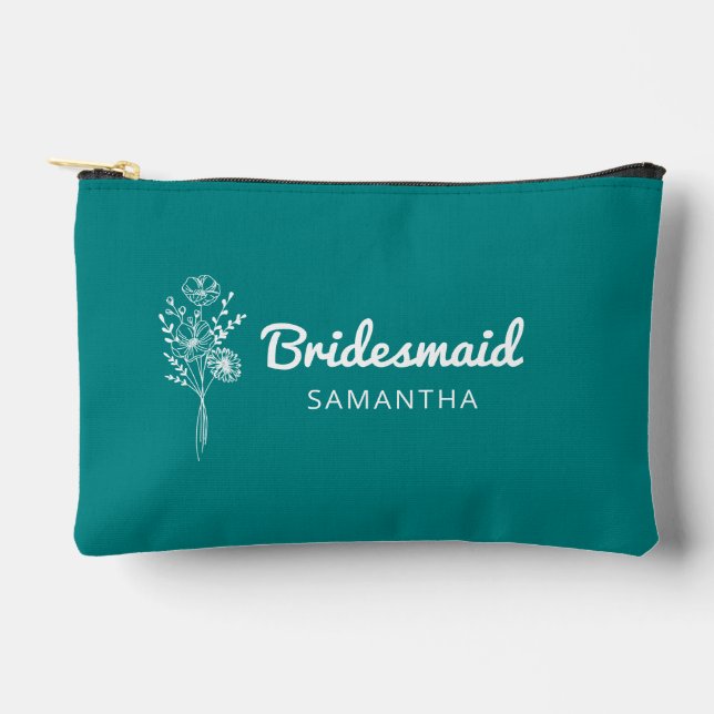 Bolsa de maquillaje para dama de honor Propuesta d (Anverso)