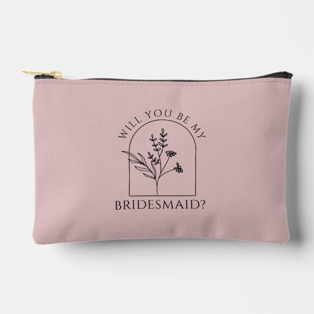 Bolsa de maquillaje para dama de honor propuesta d (Anverso)