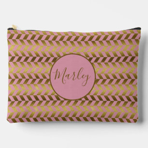 Bolsa de maquillaje personalizada de Herringbone R