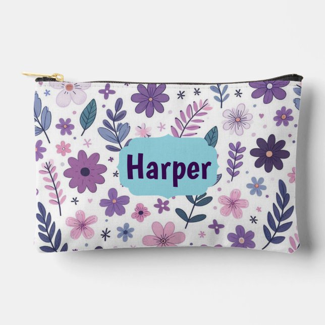 Bolsa de Maquillaje Wild Flowers (Anverso)