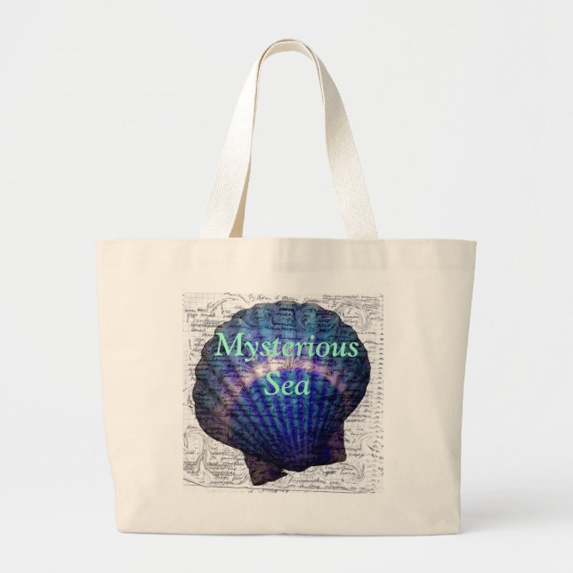 Bolsa de mar misteriosa con una concha de mar (Frente)