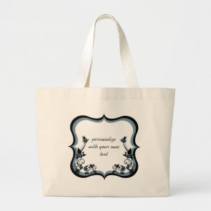 Bolsa de marco floral, oscuro perwinkle
