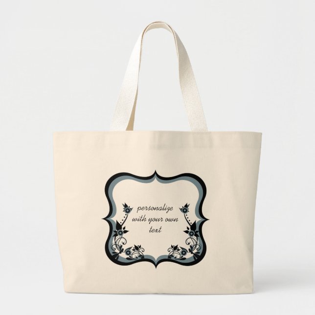 Bolsa de marco floral, oscuro perwinkle (Frente)