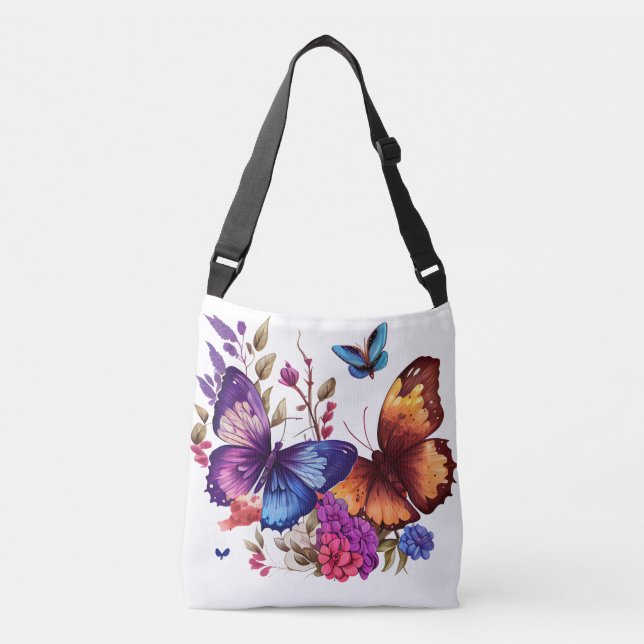 Bolsa de mariposa y toga floral (Anverso)