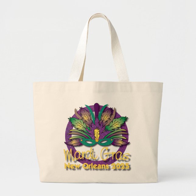 Bolsa de Máscara Mardi Gras 2025 - Nueva Orleans (Frente)