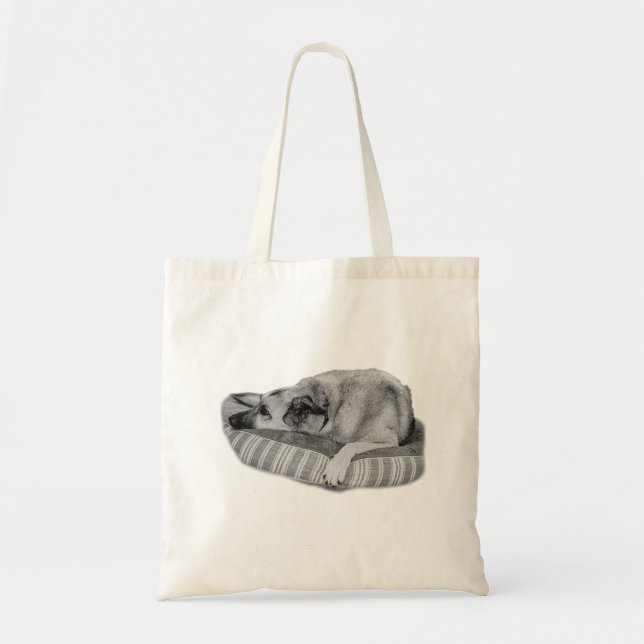 Bolsa de mascota tranquila a rayas (Frente)
