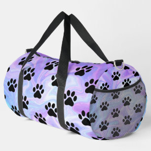 Bolsa de mascotas con huella de pata de mármol gir