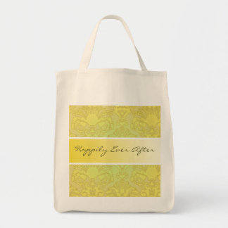 Bolsa de matrimonio Olive & Gold Damask