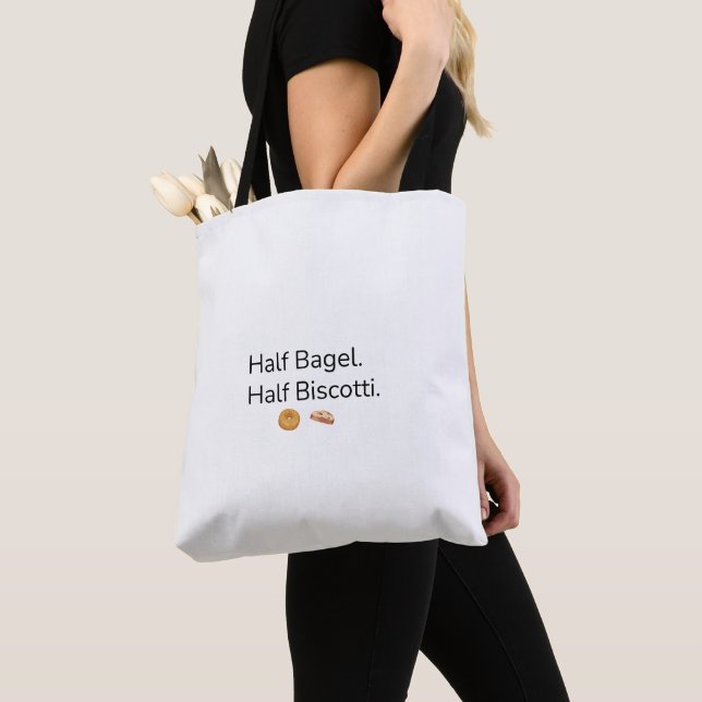 Bolsa de medio bagel medio biscotti (Detalle)