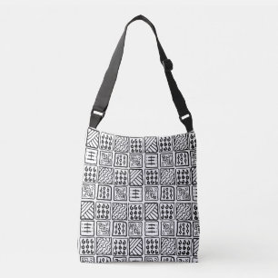 Bolsa de mensajero de patrón primitivo