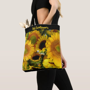 Bolsa de mercado para los agricultores de girasole
