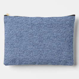 Bolsa de mezclilla azul claro con estampado corte