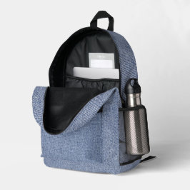 Bolsa de mezclilla azul claro de corte y costura c