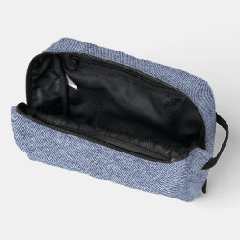 Bolsa de mezclilla azul claro de corte y costura c