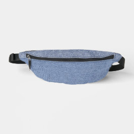 Bolsa de mezclilla azul claro de corte y estampado