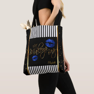 Bolsa de mi maquillaje de oro de confetti - Litros