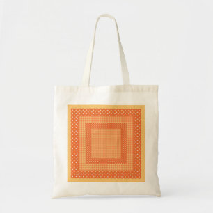 Bolsa de moda, Naranjas y patrón de polkas
