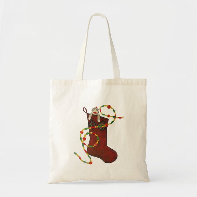 Bolsa de mono sock para los navidades (Frente)