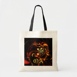 Bolsa de Monograma de arte abstracto de latido
