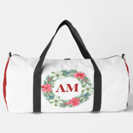 Bolsa de Monograma Floral Editable - Inicial Perso