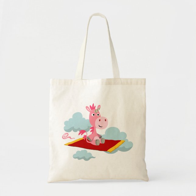 Bolsa de moqueta mágica de unicornio personalizado (Frente)