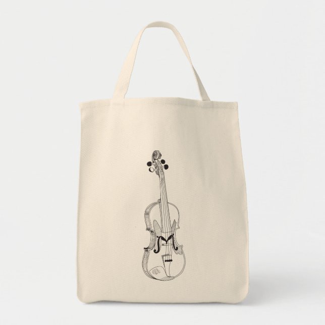 Bolsa de música de violín (Frente)