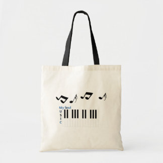 Bolsa de música tecla de piano nota musical