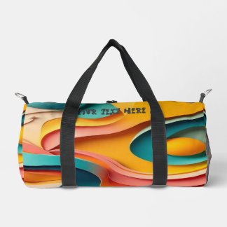 Bolsa de naranja Guay con texto editable