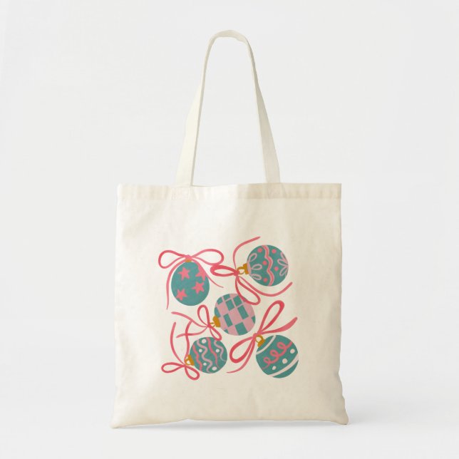 Bolsa de Navidad de Adornos de Pastel (Frente)