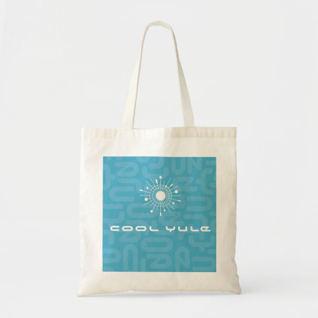 Bolsa de Navidad de copo de nieve Sputnik atómico  (Frente)