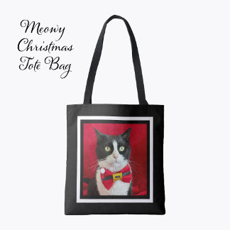 Bolsa de Navidad de gato esmoquin lindo
