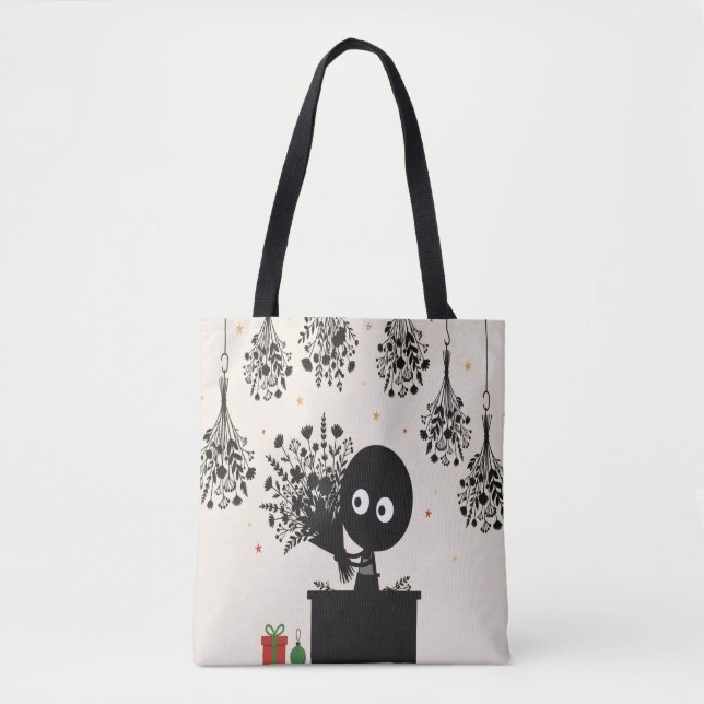 Bolsa de Navidad de la Tienda de Flores Secas (Anverso)