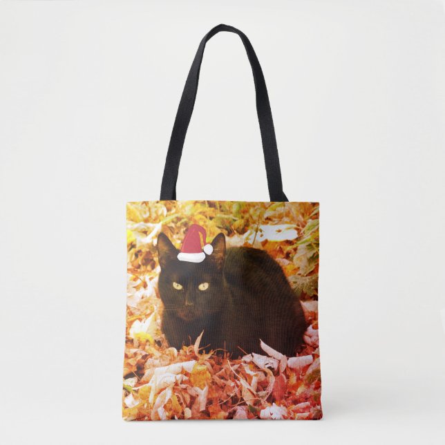Bolsa de Navidad Gato Negro (Anverso)