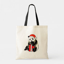 Bolsa de Navidad Panda – Fiesta Minimalista 