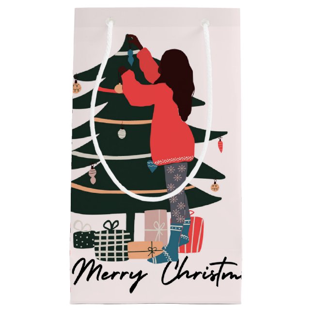 Bolsa de Navidades de Chicas negros (Anverso)