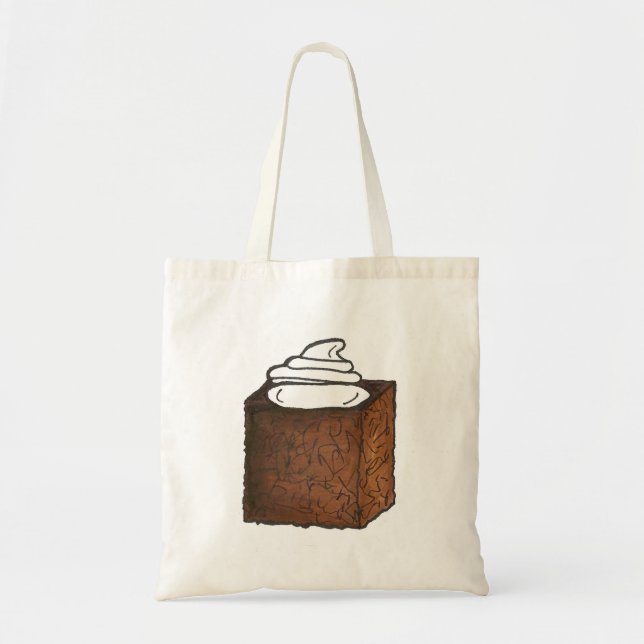Bolsa de Navidades de crema con trozo de pan de je (Frente)