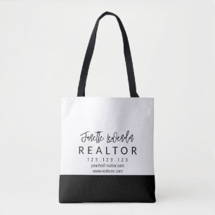 Bolsa de negocios personalizada Realtor Tote Bag
