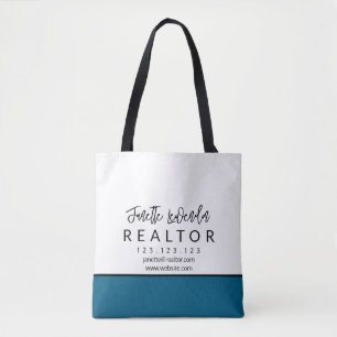 Bolsa de negocios personalizada Realtor Tote Bag