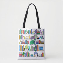 Bolsa de nómadas y libros para los amantes del té