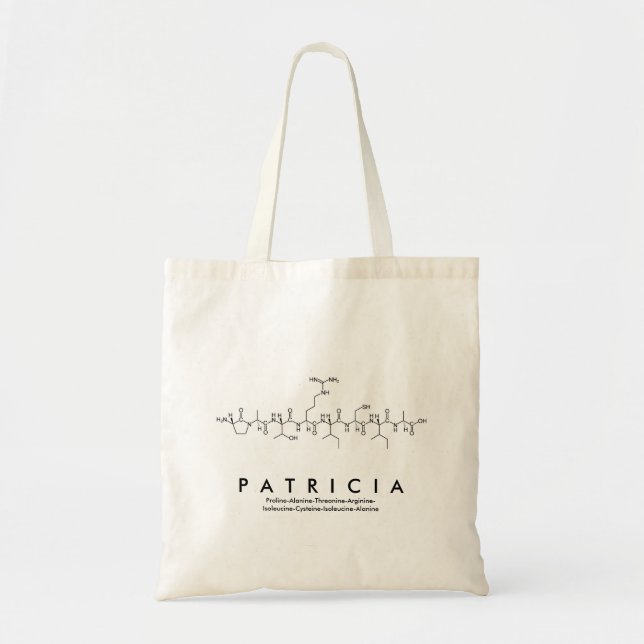 Bolsa de nombre del péptido de Patricia (Frente)