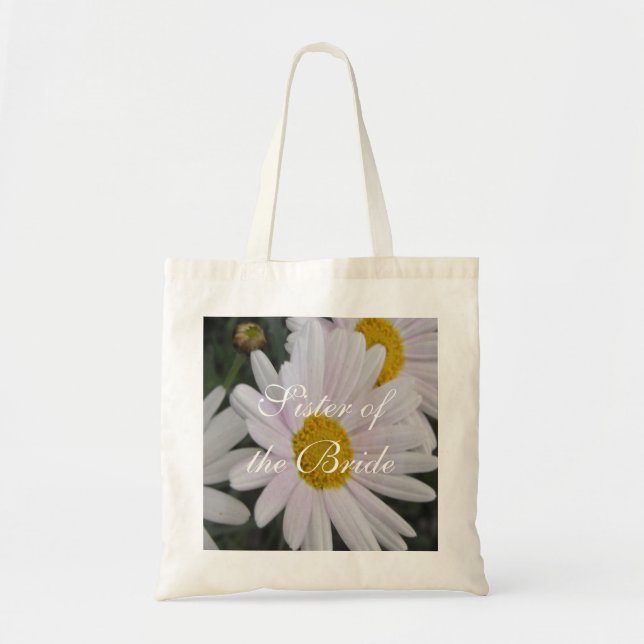 Bolsa de nombre, flores de margarita (Frente)