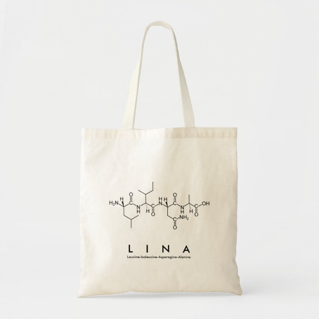 Bolsa de nombres de péptido de Lina (Frente)