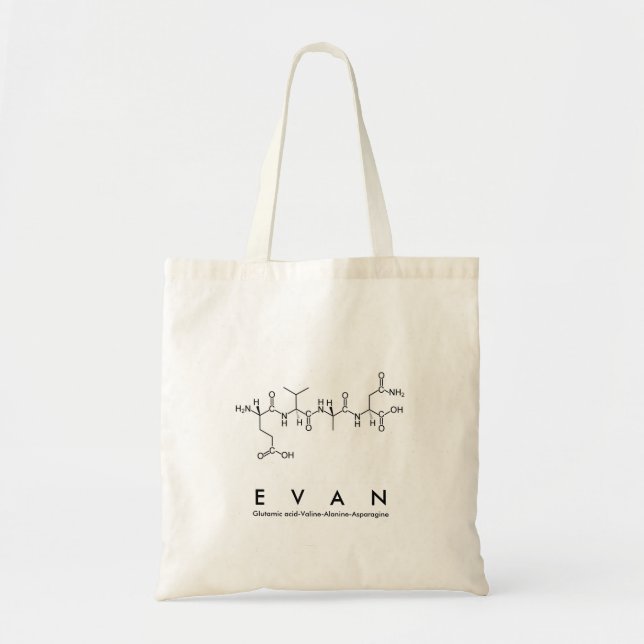 Bolsa de nombres de peptidos de Evan (Frente)