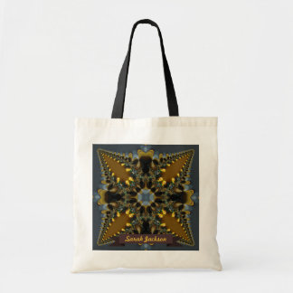 Bolsa de nombres personalizados de arte de encaje