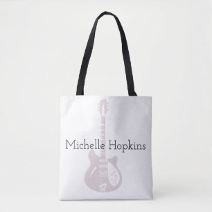 bolsa de notas de música gráfica negra personaliza